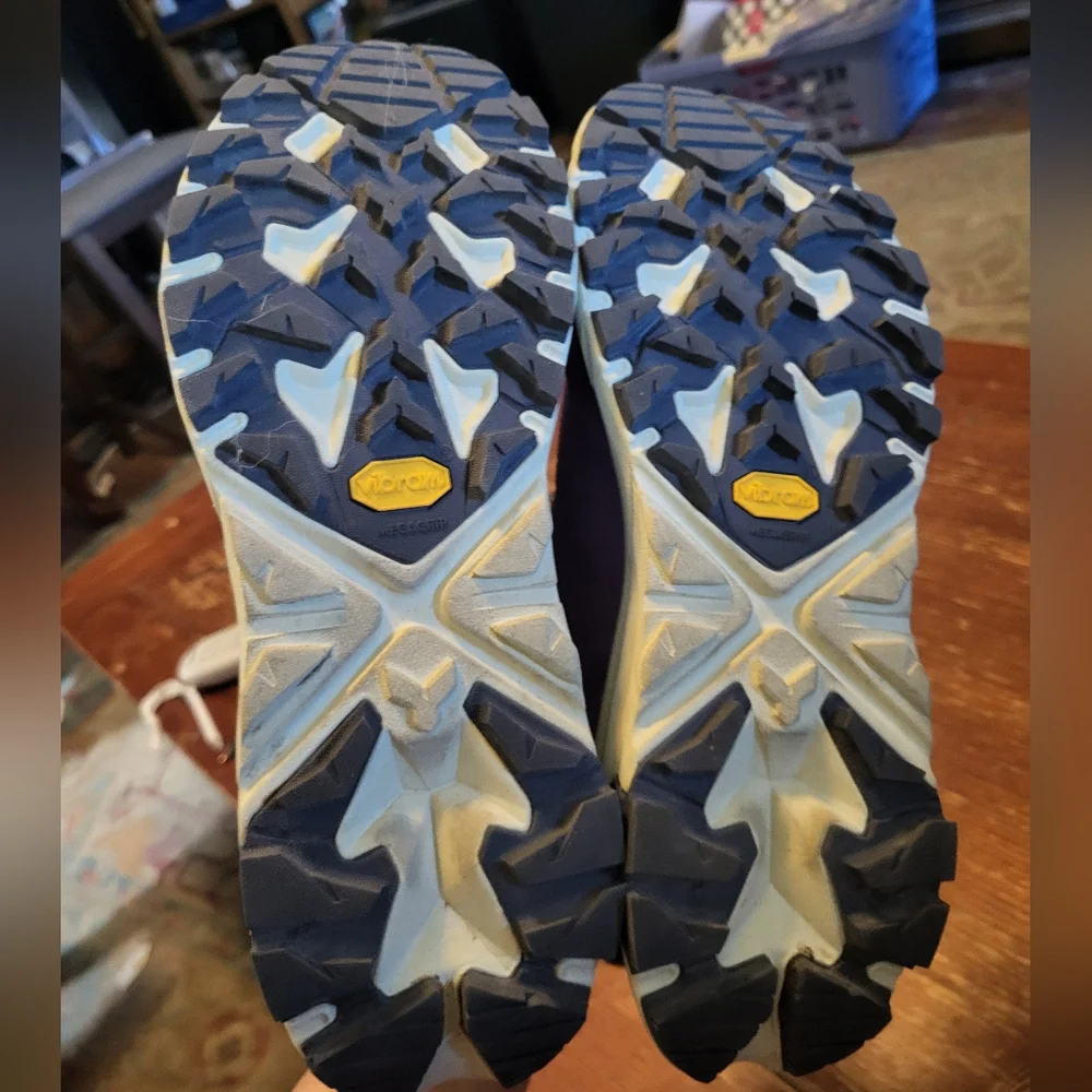 Hoka One One Trail Code GTX Wmns Size 11 B Hiking Shoes Purple Amethyst Goretex - Picture 7 of 11